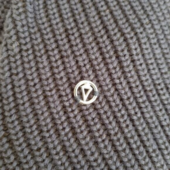 IVIVVA by Lululemon Cardigan Sweater w/ Hood Navy Kids Youth Sz 12 - Picture 11 of 12